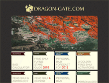 Tablet Screenshot of dragon-gate.com